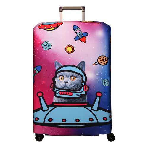 Чехол для чемодана Routemark Ракета L/XL SP180 розовый в Интерспорт