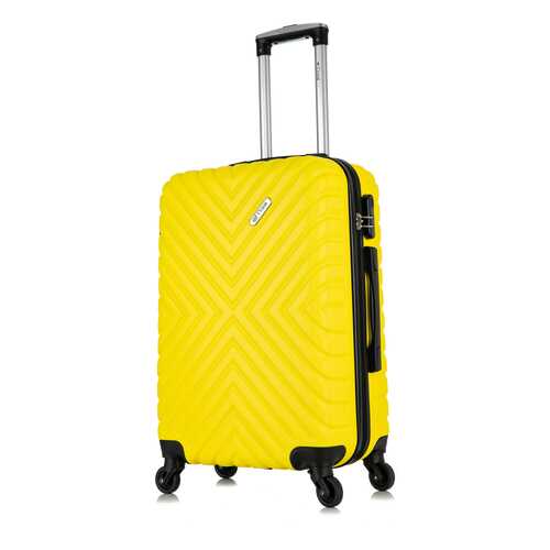 Чемодан LCase New Delhi желтый M в Интерспорт