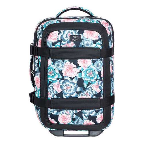 Чемодан Roxy ERJBL03167 anthracite s crystal flowers S в Интерспорт