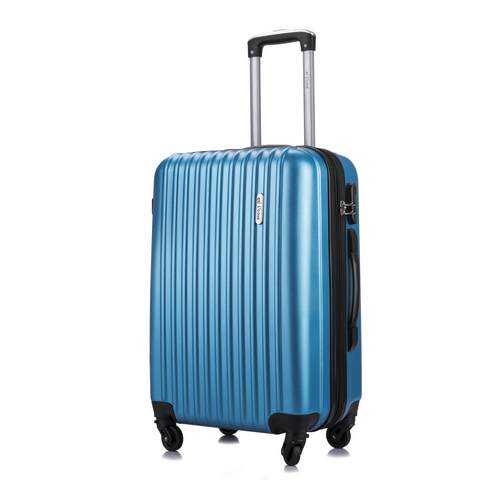 Чемодан с расширением LCase Krabi-22 Синий M в Интерспорт
