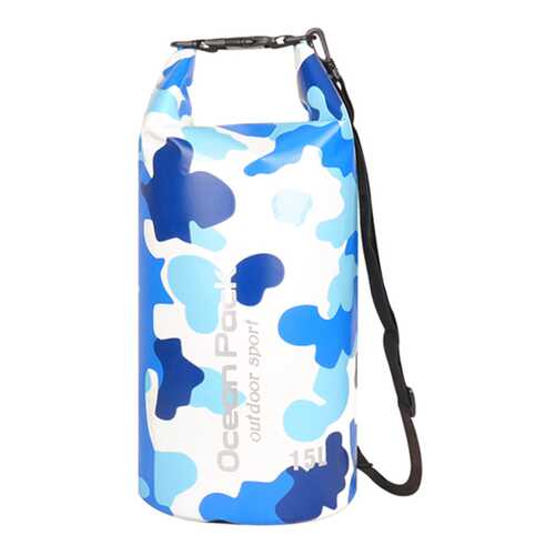 Спортивная сумка Nuobi Camouflage Ocean Pack 15 голубая в Интерспорт