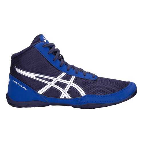 Борцовки Asics Matflex 5, blue/silver, 32.5 в Интерспорт