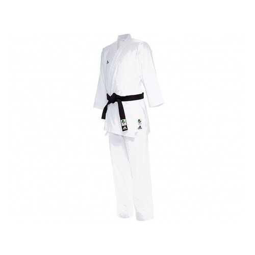 Кимоно для карате подростковое Adidas AdiLight WKF белое 145 см в Интерспорт