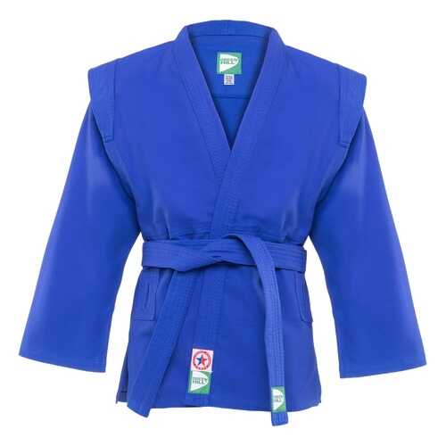 Куртка для самбо Green Hill JS-302, синяя, р.0/130 в Интерспорт