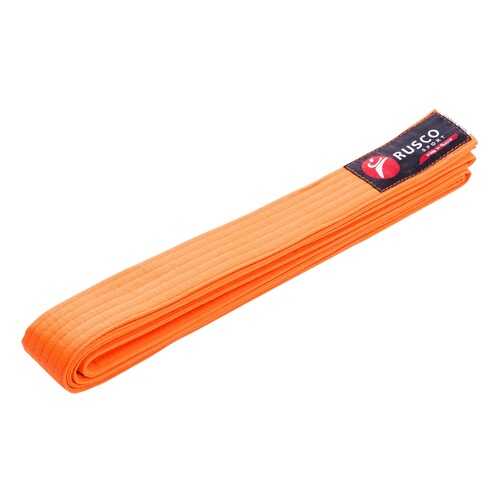 Пояс для единоборств Rusco Sport, 280 см, оранжевый в Интерспорт