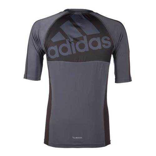 Рашгард Adidas Grappling Rashguard Short Sleeve черно-красная M в Интерспорт
