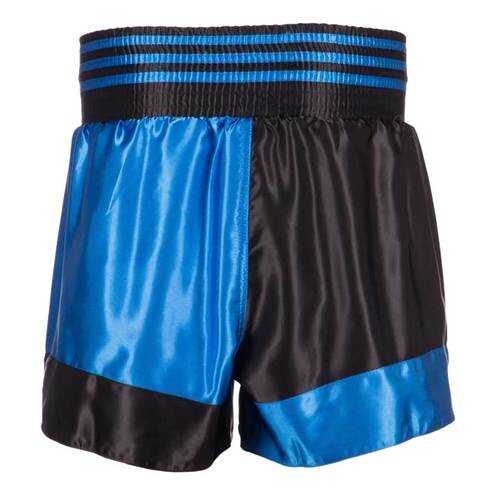 Шорты для кикбоксинга Adidas Kick Boxing Short Satin черно-синие L в Интерспорт