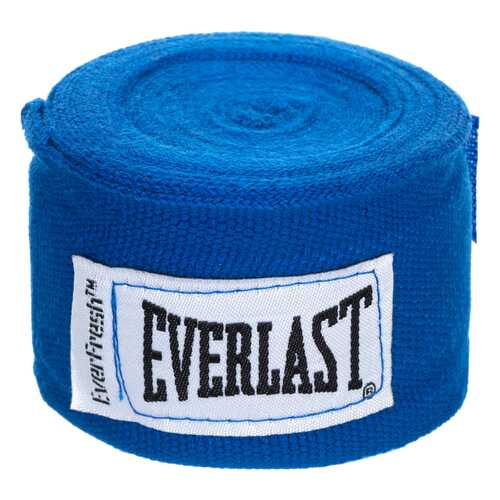 Бинт боксерский Everlast 4464BL, 3.5 м, эластик, синий в Интерспорт