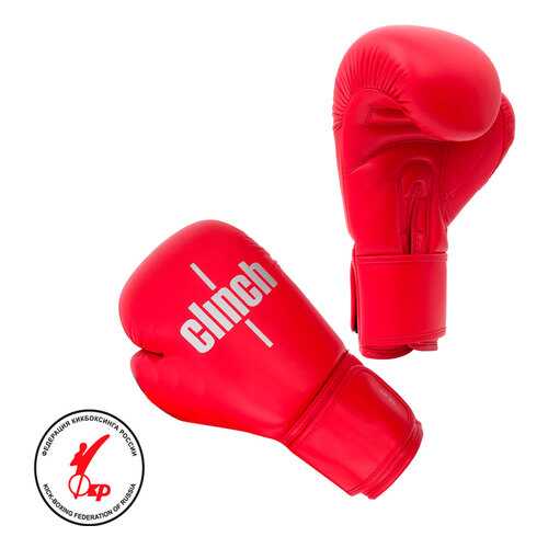 Боксерские перчатки Clinch Olimp C111K красные 10 унций в Интерспорт