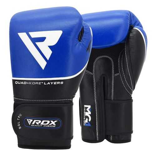 Боксерские тренировочные перчатки RDX BGL-T9 BLUE в Интерспорт