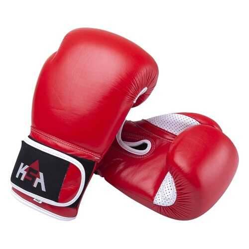 KSA Перчатки боксерские Wolf Red, кожа, 14 oz в Интерспорт