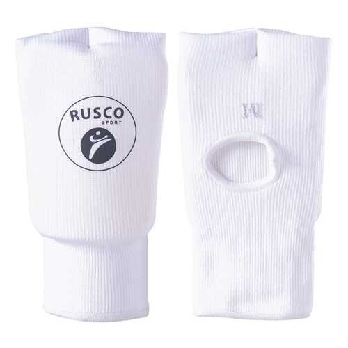 Накладки на кисть Rusco Sport, хлопок, белый (XS) в Интерспорт