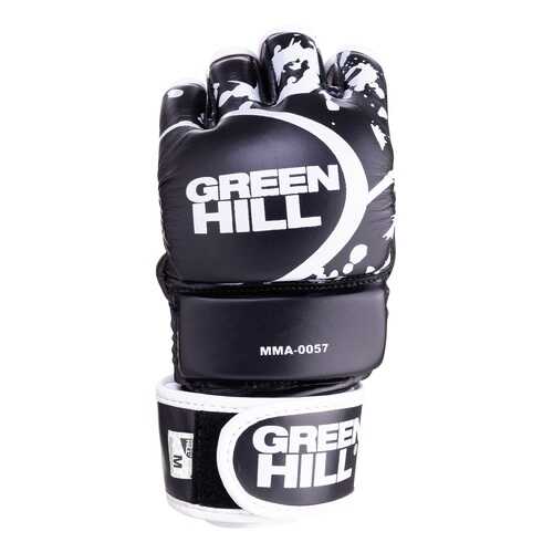 Перчатки для MMA Green Hill-0057, к/з, черные (M) в Интерспорт