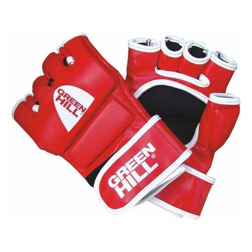 Перчатки для MMA Green Hill Combat Sambo MMR-0027, к/з, красные (XL) в Интерспорт
