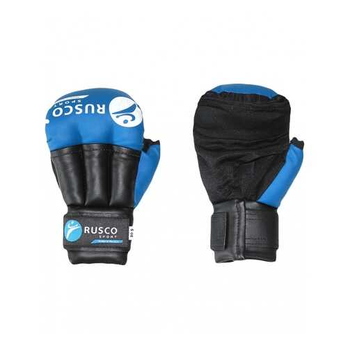 Перчатки для рукопашного боя Rusco Sport, к/з, синие (6) в Интерспорт