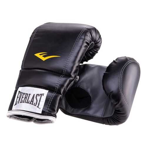 Перчатки снарядные Everlast 4315LXLU, к/з, черные/белые/желтые в Интерспорт