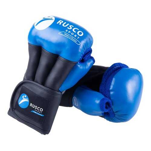 Rusco Перчатки для рукопашного боя PRO, к/з, синий - 6 в Интерспорт