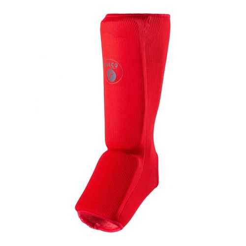 Защита голень-стопа Rusco Sport, хлопок, красный (M) в Интерспорт