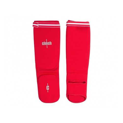 Защита голени и стопы Clinch Shin Instep Protector красная XL в Интерспорт