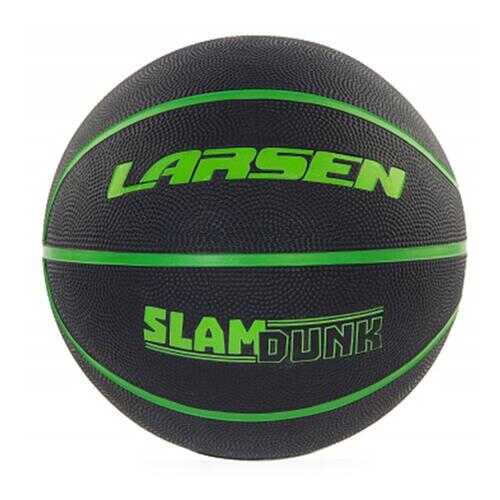 Баскетбольный мяч Larsen Slam Dunk №7 black в Интерспорт