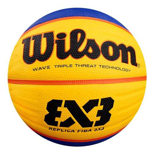 Баскетбольный мяч Wilson FIBA3x3 Replica №6 blue/yellow в Интерспорт