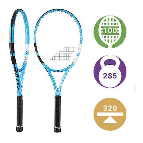 Ракетка для большого тенниса Babolat Pure Drive Team 2018 6EEE голубая в Интерспорт