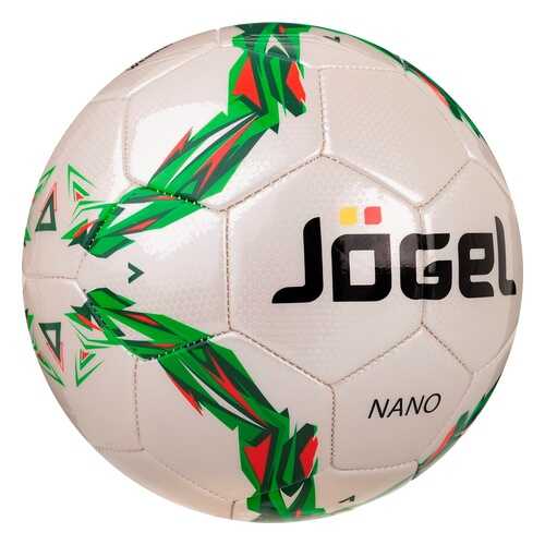 Футбольный мяч Jogel JS-210 Nano №4 white/green в Интерспорт