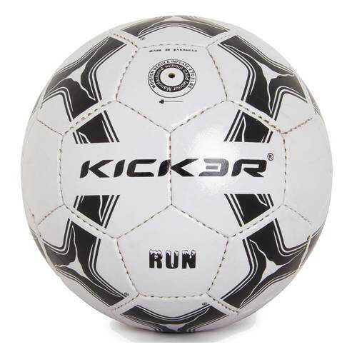 Футбольный мяч Kicker Kicker Run №5 white/black в Интерспорт