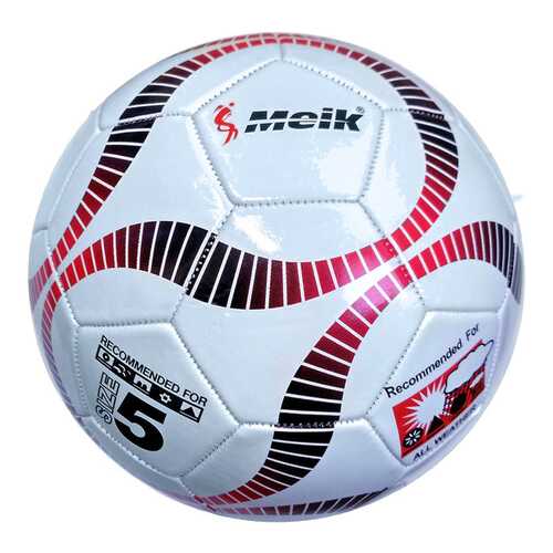 Футбольный мяч Meik 2000 R18020 №5 white/black/red в Интерспорт