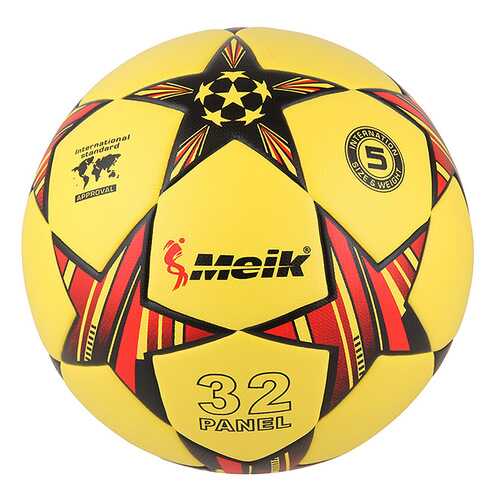 Футбольный мяч Meik 98 R18028-5 №5 red/yellow в Интерспорт