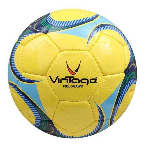 Футбольный мяч Vintage Fieldhawk V150 №5 yellow/blue в Интерспорт