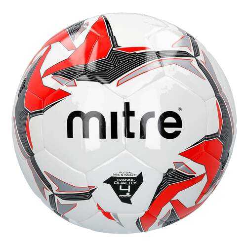 Футзальный мяч Mitre Futsal Tempest II №4 white/black/red в Интерспорт
