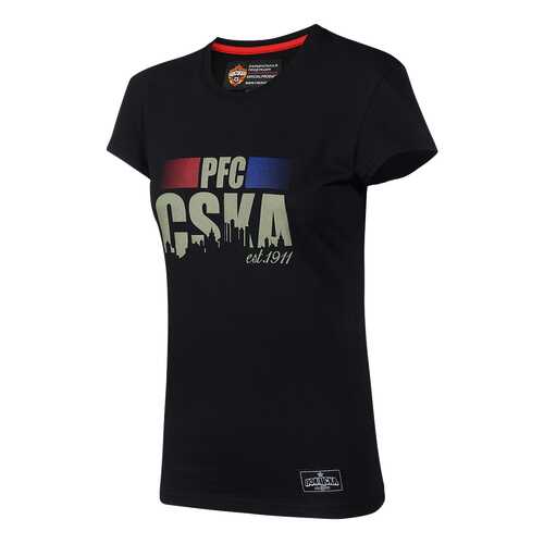 Футболка ПФК ЦСКА PFC CSKA est. 1911 1833005, черная, M в Интерспорт