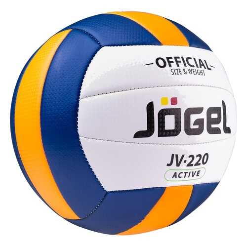 Волейбольный мяч Jogel JV-220 №5 blue/white/yellow в Интерспорт