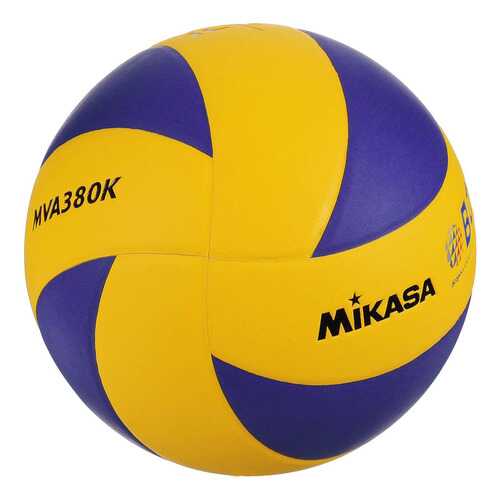 Волейбольный мяч Mikasa MVA380K №5 blue/yellow в Интерспорт