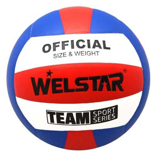 Волейбольный мяч Welstar VLPU4411B №5 blue/white/red в Интерспорт