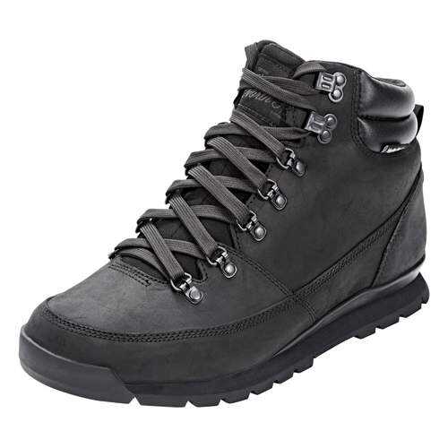 Ботинки The North Face Back-To-Berkeley Redux Leather, tnf black/tnf black, 9 US в Интерспорт