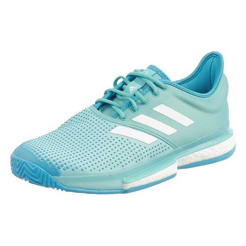 Кроссовки Adidas SoleCourt Boost M x Parley, blue spirit/cloud white/blue, 46.5 EU в Интерспорт