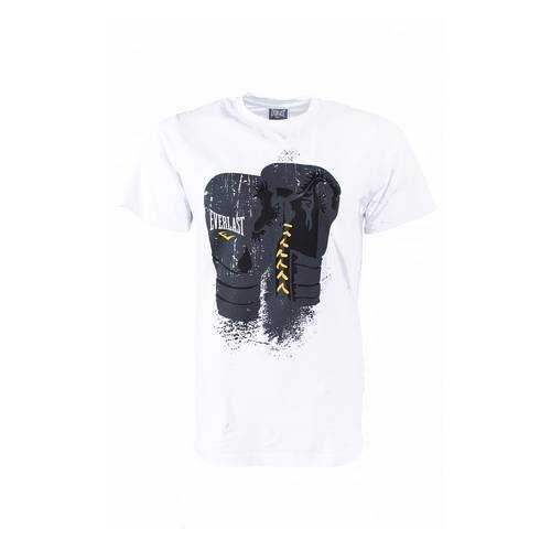 Футболка Everlast Logo Protex Gloves, white, XXL INT в Интерспорт