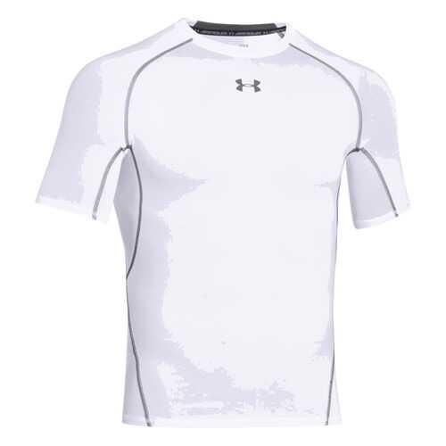 Футболка Under Armour HeatGear Armour Compression SS, 100 белая, XL в Интерспорт