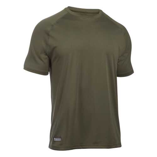 Футболка Under Armour Tactical Tech SS, 390 зеленая, SM в Интерспорт