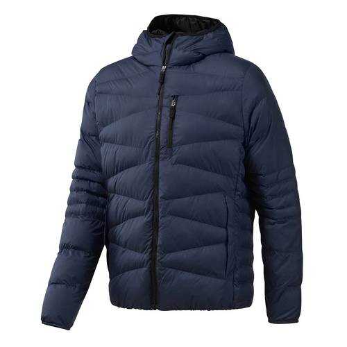 Куртка Reebok Outerwear Synthetic, blue/heritage navy, L в Интерспорт