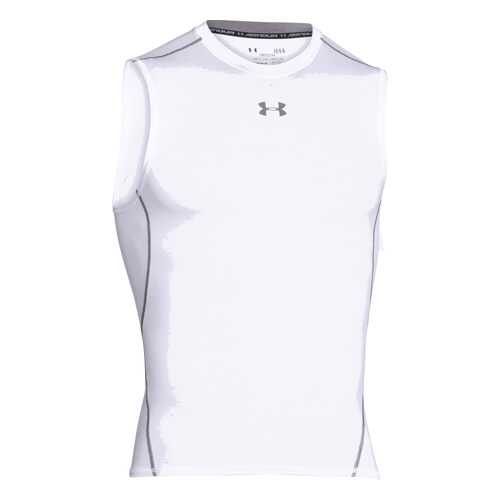 Майка Under Armour HeatGear Armour Compression SL, 100 белая, SM в Интерспорт
