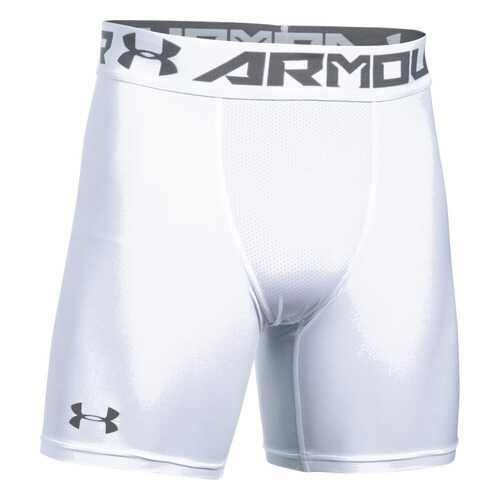 Спортивные шорты Under Armour HeatGear Armour 15cm Mid Compression, 100 белые, LG в Интерспорт