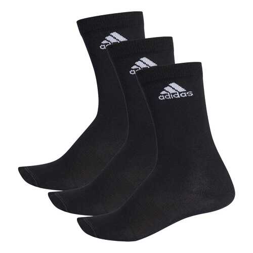 Носки Adidas Performance Crew 3ppk, black, 39-42 EU в Интерспорт