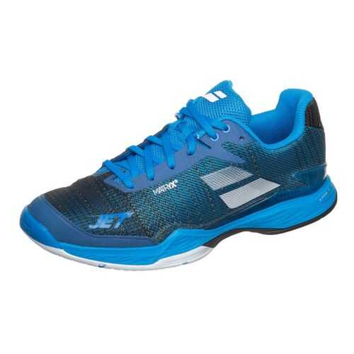 Кроссовки Babolat Jet Mach II All Court W, black/blue, 38.5 EU в Интерспорт