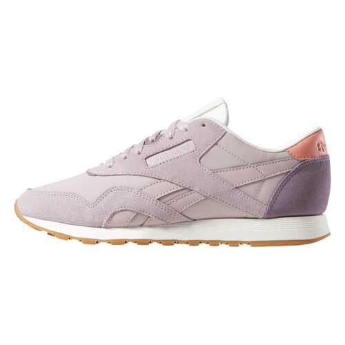Кроссовки Reebok Classic Nylon, pink/color block-ashen lilac/orchid/pink/chalk/gum, 7 US в Интерспорт