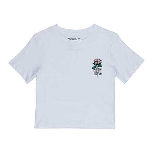 Футболка Element Optimist Crop, white, L INT в Интерспорт