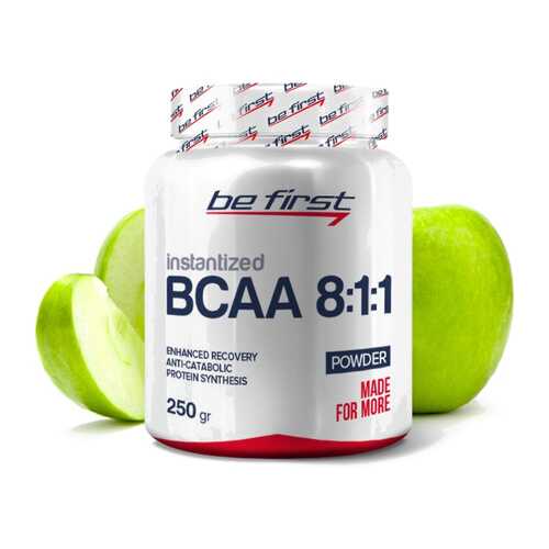 Be First BCAA Flavored 250 г зеленое яблоко в Интерспорт