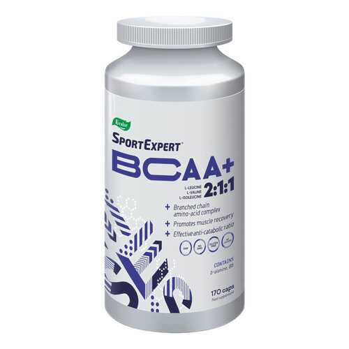 Эвалар SportExpert BCAA+ 170 капсул без вкуса в Интерспорт
